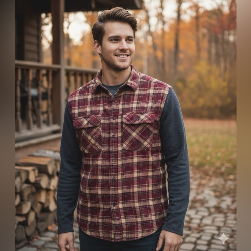 Marino Bay Flannel Size Medium